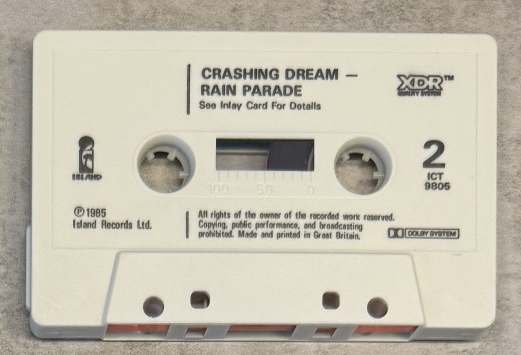 Rain Parade - Crashing Dream 1985 UK Cassette VG+
