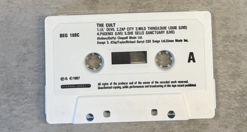 The Cult - Lil' Devil 1987 UK 5 track Cassingle VG+
