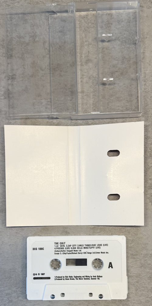 The Cult - Lil' Devil 1987 UK 5 track Cassingle VG+