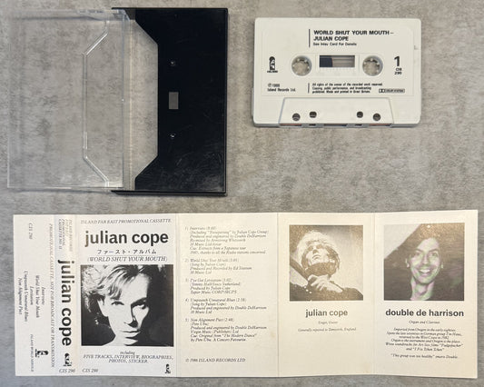 Julian Cope - World Shut Your Mouth 1986 UK PROMO cassette VG+