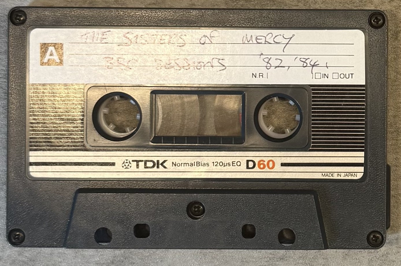 Sisters Of Mercy - BBC Sessions 82-84 UK Bootleg Cassette c.1986 VG+