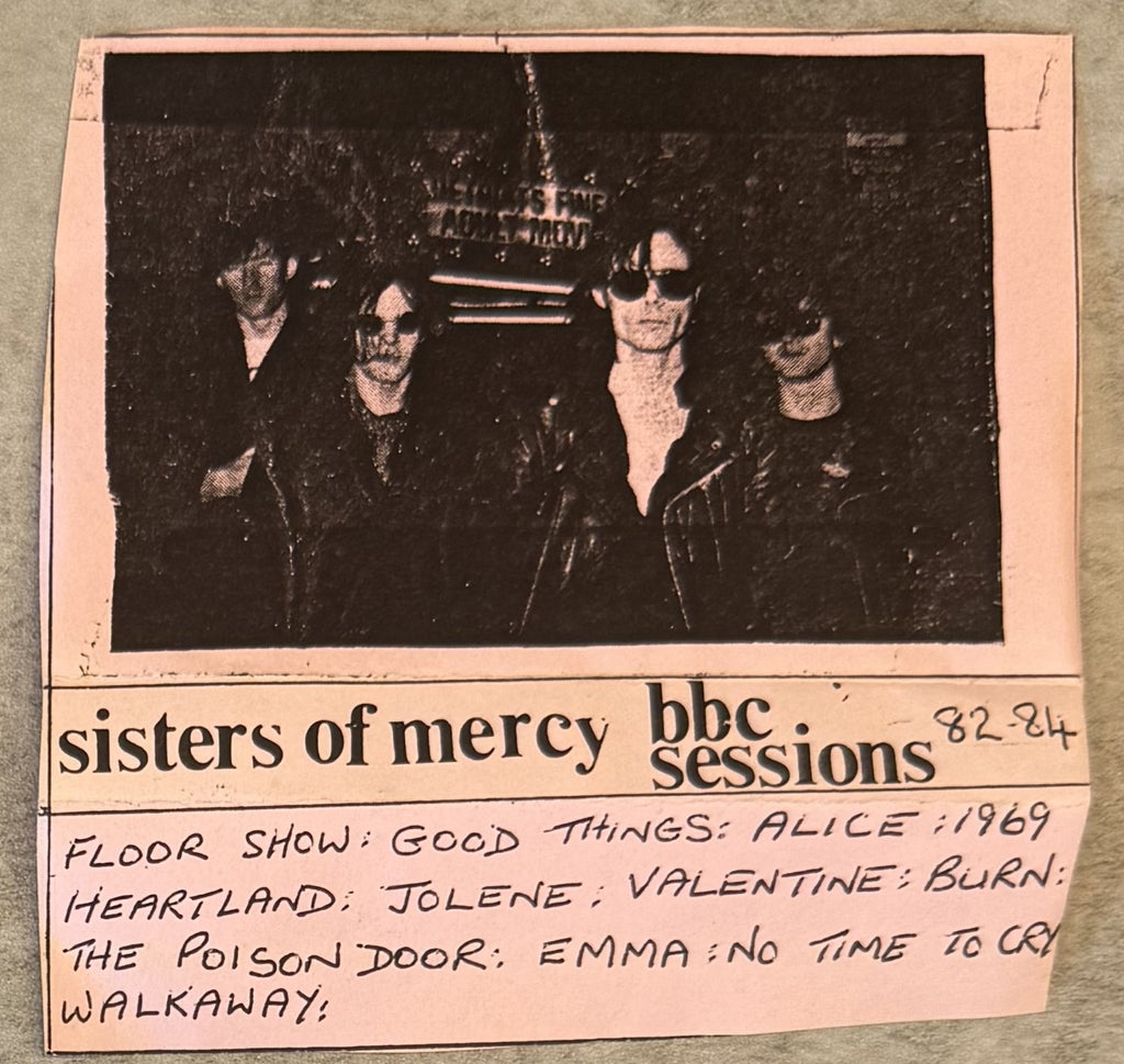 Sisters Of Mercy - BBC Sessions 82-84 UK Bootleg Cassette c.1986 VG+