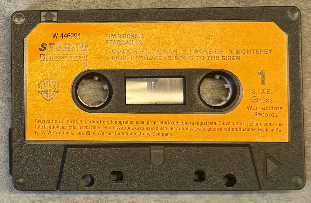 Tim Buckley - Starsailor 1983 Italy W446291 VG+ cassette