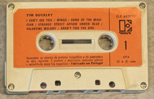Tim Buckley s/t 1982 Portugal Cassette VG+