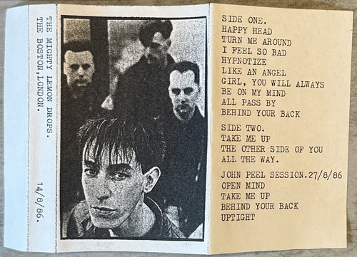 The Mighty Lemon Drops - The Boston, London 14/8/86 bootleg VG+
