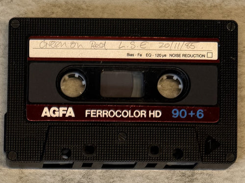 Green On Red - London 20/11/85 UK Bootleg Cassette VG+