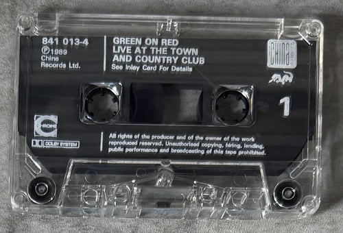 Green On Red Live at the Town & Country Club 1989 UK Ltd Edtn VG+