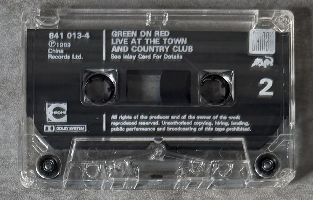 Green On Red Live at the Town & Country Club 1989 UK Ltd Edtn VG+