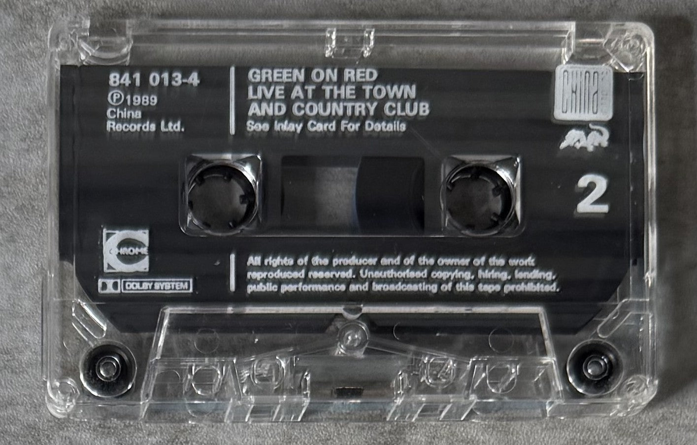 Green On Red Live at the Town & Country Club 1989 UK Ltd Edtn VG+