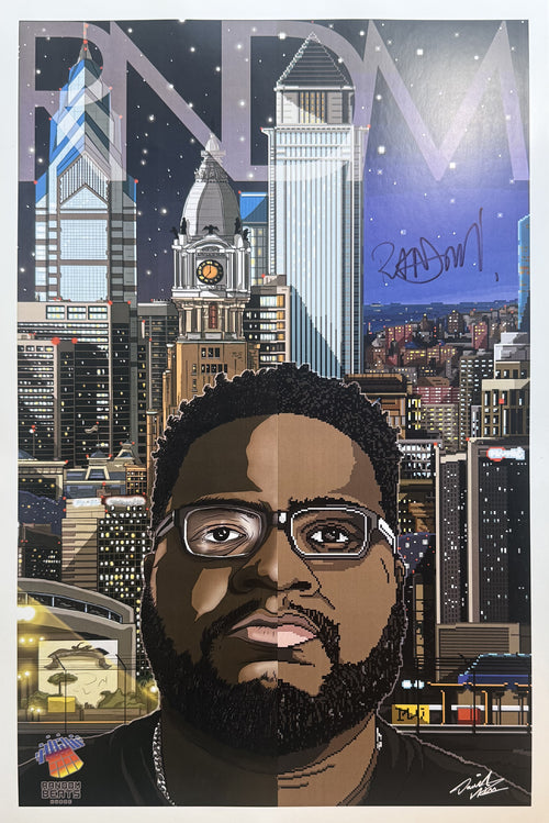 AUTOGRAPHED RNDM (Mega Ran) Day & Night Poster Set