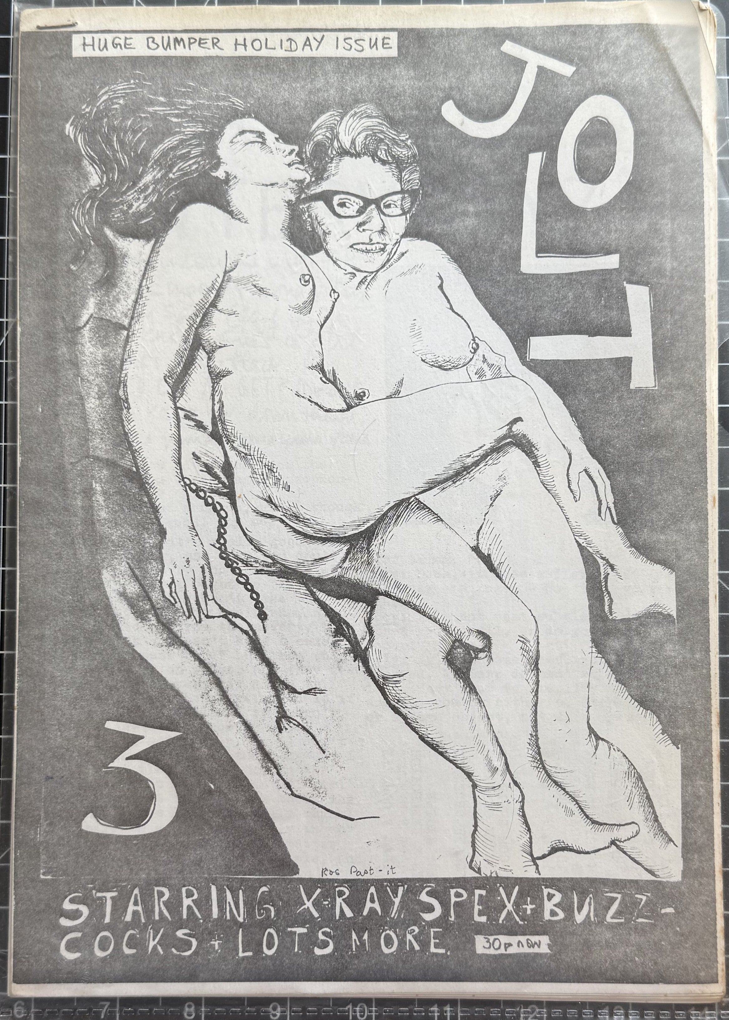 UK Punk Zine - JOLT #3 - Sep 1977 - Excellent Condition!  Buzzcocks X-Ray Spex The Fall
