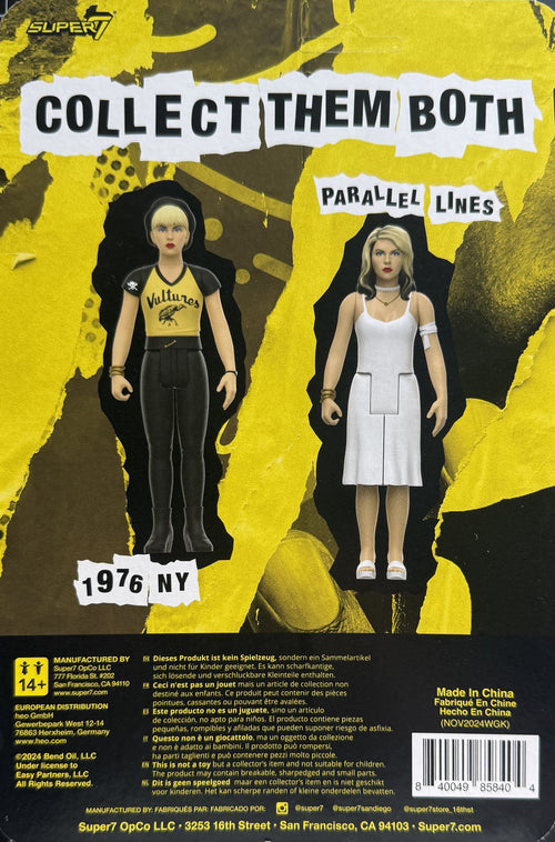 Collectible Blondie - Debby Harry "Vultures NY 1976" Super7 ReAction Figurine