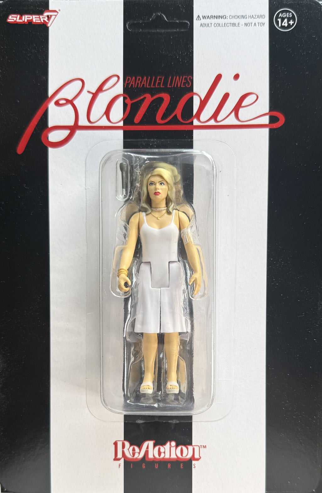 Collectible Blondie - Debbie Harry "Parallel Lines" Super7 ReAction Figurine