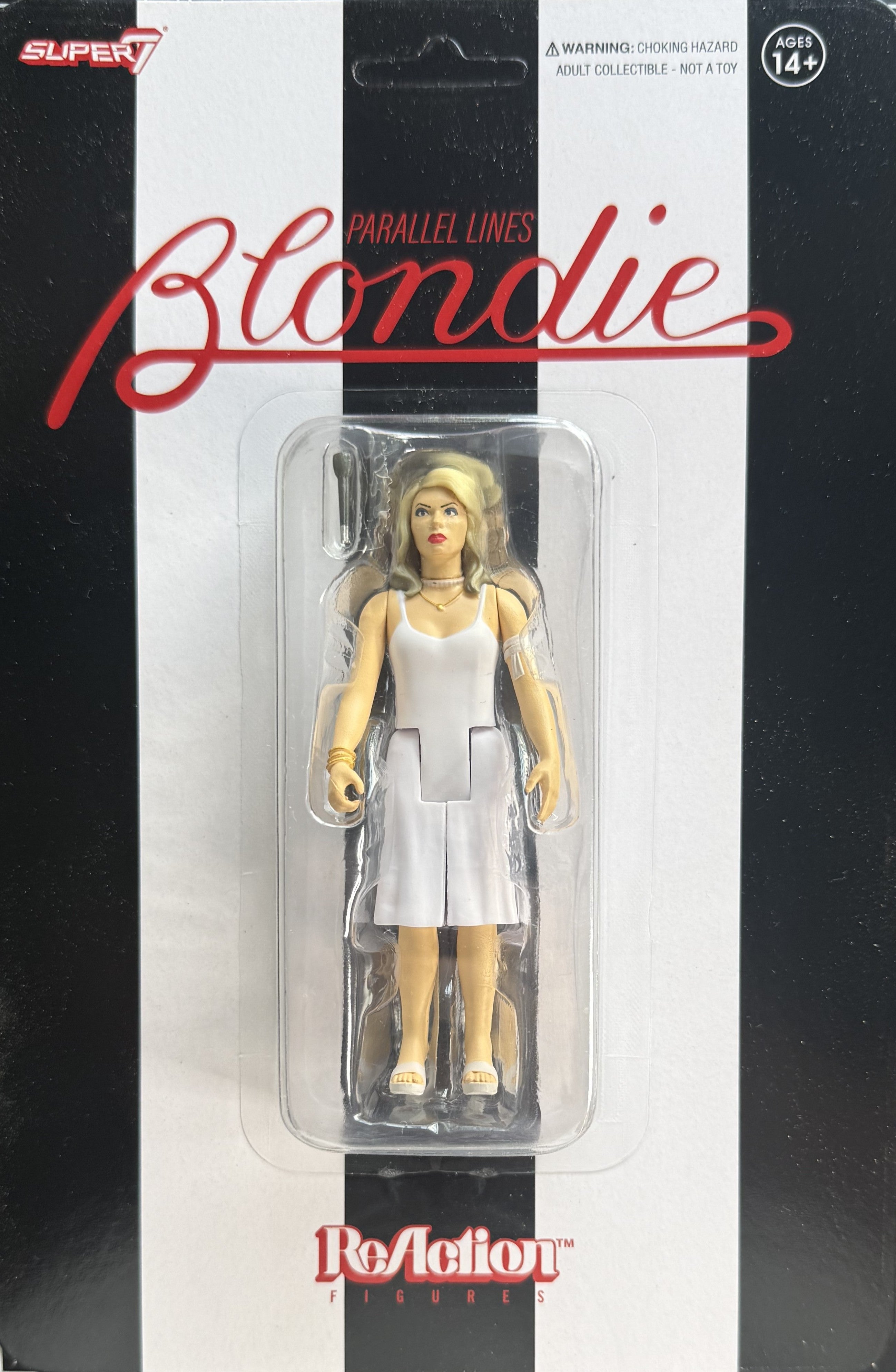 Collectible Blondie - Debbie Harry "Parallel Lines" Super7 ReAction Figurine