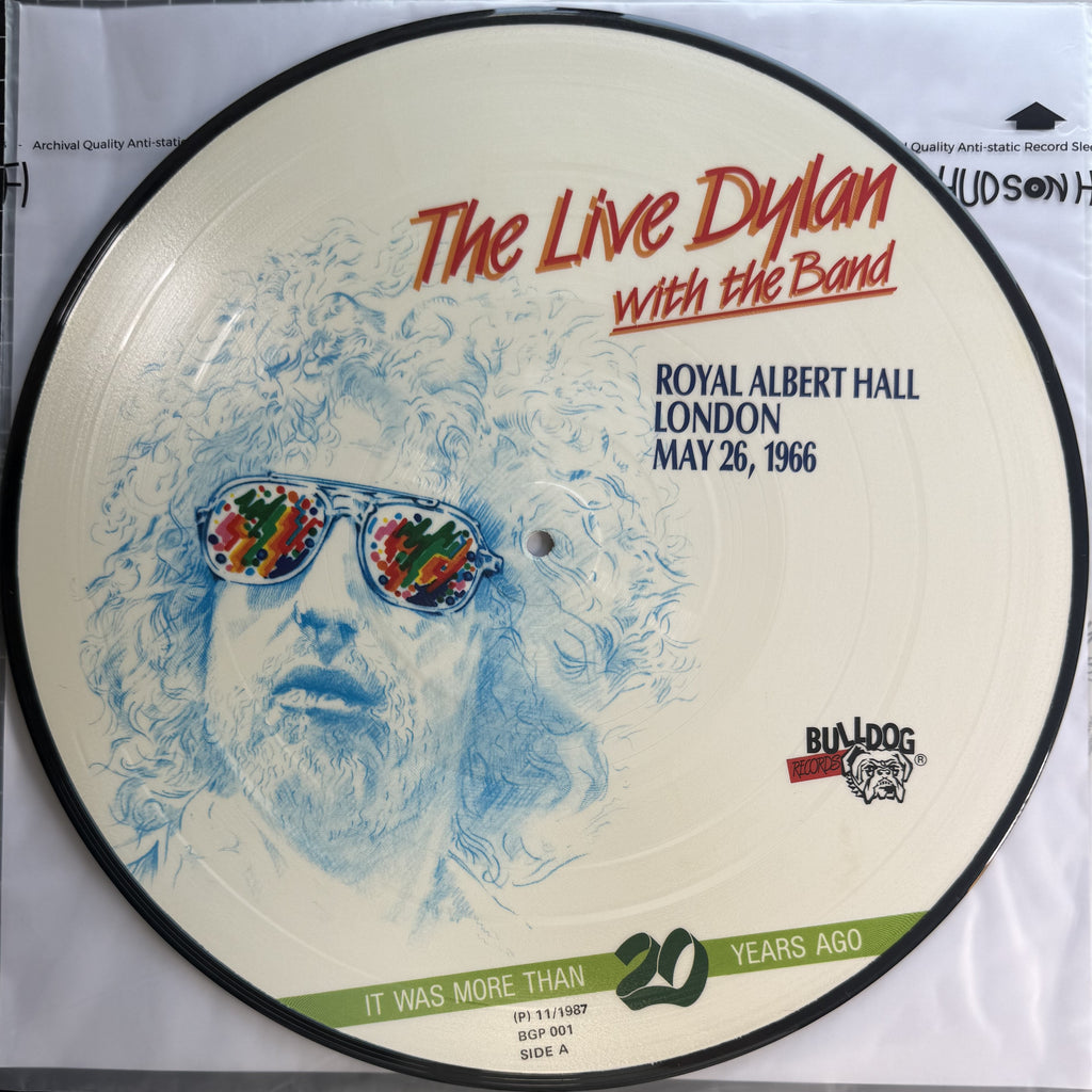Bob Dylan w The Band Live Royal Albert Hall 1966 - Italy 1987 Pic Disc VG