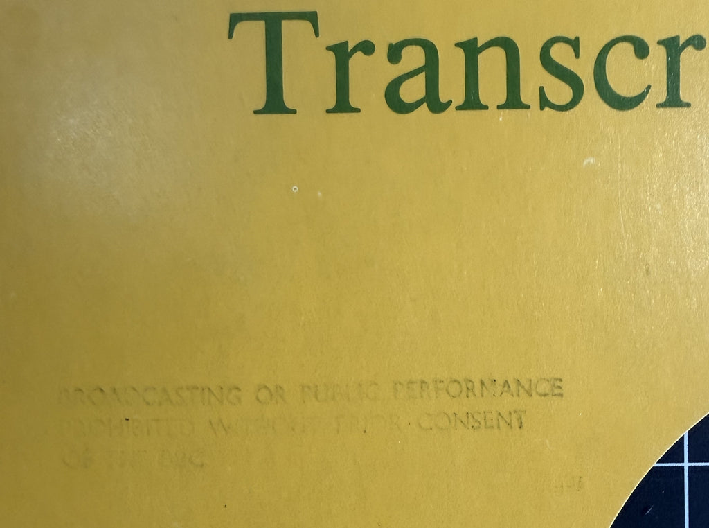 EXTRA RARE 1981 Top Of The Pops 889 (BBC Transcription Disc) VG+/VG OMD Simple Minds Soft Cell etc.