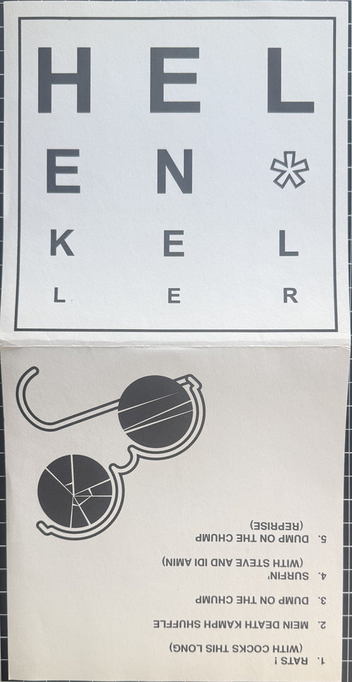 Helen Keller - Rats! (With Cocks This Long) 2003 US 2x7" EP w insert VG+/VG+