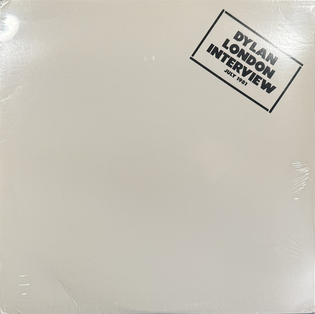 RARE SEALED/NM PROMO Bob Dylan London Interview July 1981 12" Vinyl