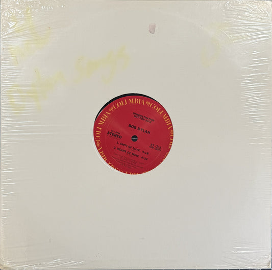 Bob Dylan Shot Of Love 12" PROMO EP SEALED/NM 1981 US Radio Sampler