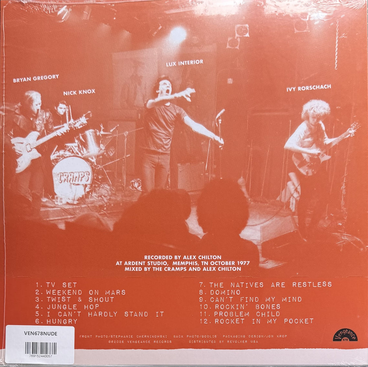 The Cramps Gravest Gravy SEALED/NM UK Import Nude/Clear Vinyl