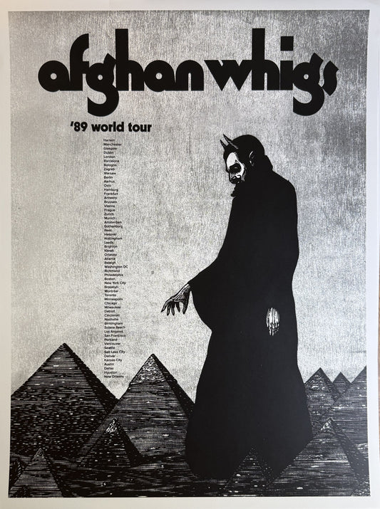 The Afghan Whigs - '89 World Tour Concert Poster Original 18x24