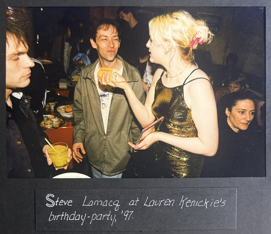 Lauren Laverne Kenickie & Steve Lamacq BBC Radio 1 Britpop Original Vintage Photo from Andy Phillips Personal Collection