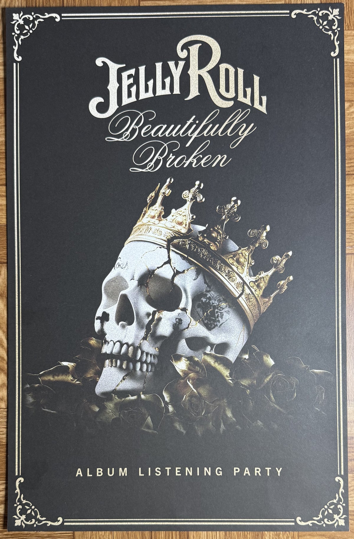Jelly Roll Beautifully Broken Original Official Marketing Poster 11x17 New Heavy Cardstock