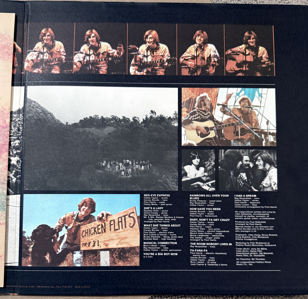 John B. Sebastian - John B. Sebastian - Vinyl Record - VG/VG+ - Early Press 1970
