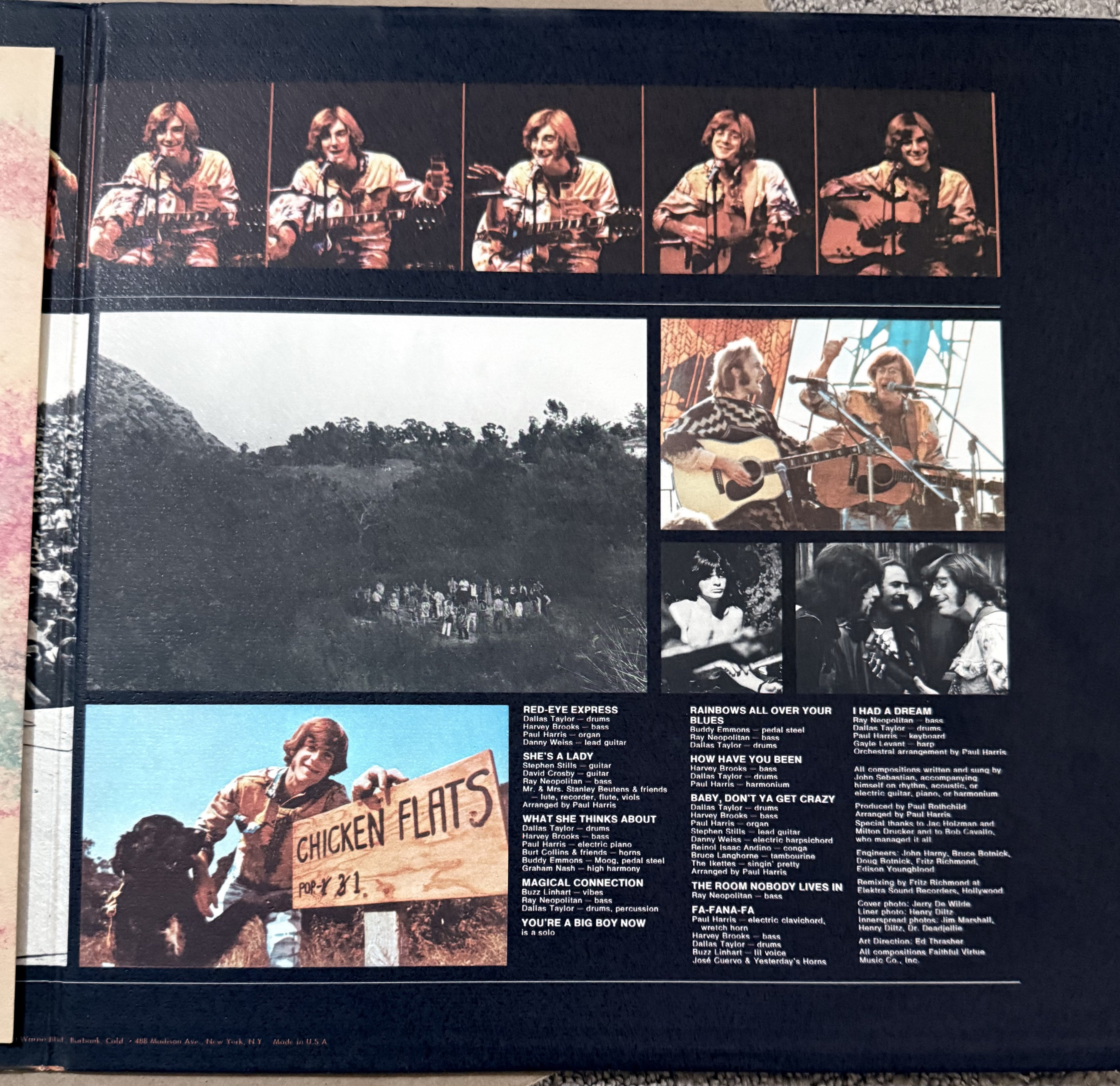 John B. Sebastian - John B. Sebastian - Vinyl Record - VG/VG+ - Early Press 1970