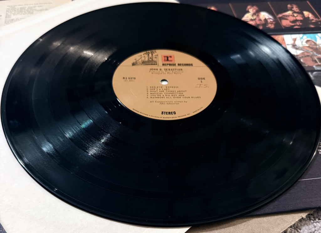 John B. Sebastian - John B. Sebastian - Vinyl Record - VG/VG+ - Early Press 1970