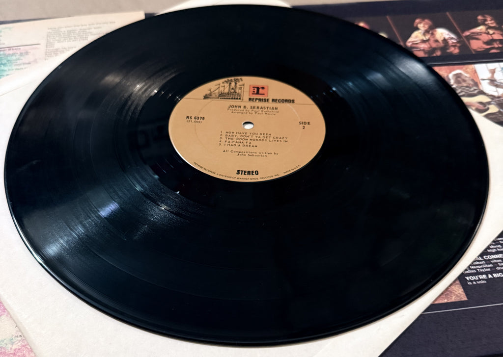 John B. Sebastian - John B. Sebastian - Vinyl Record - VG/VG+ - Early Press 1970