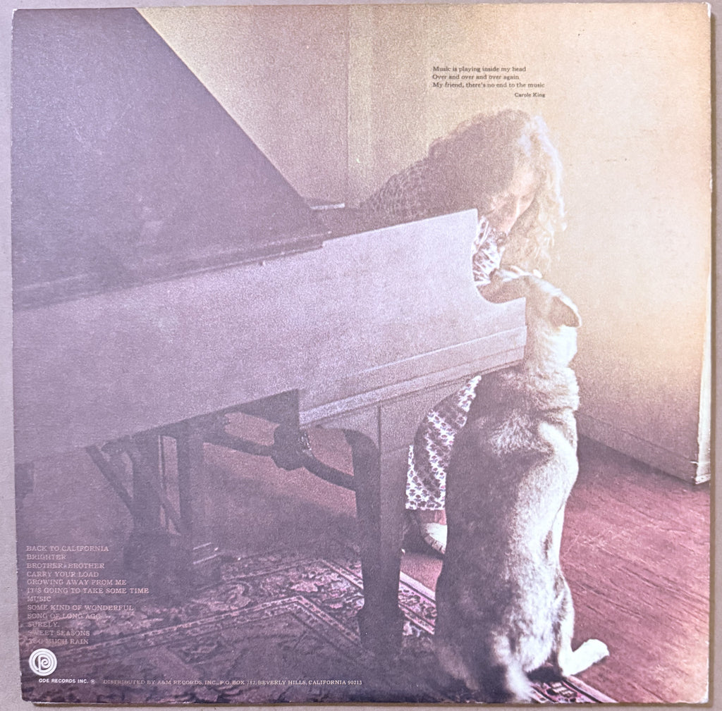 Carole King - Music - Vinyl Record - 1971 - G+/VG 1st Press