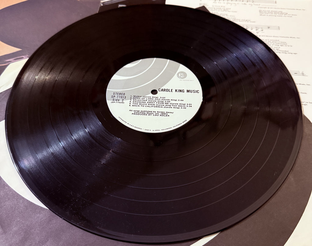 Carole King - Music - Vinyl Record - 1971 - G+/VG 1st Press