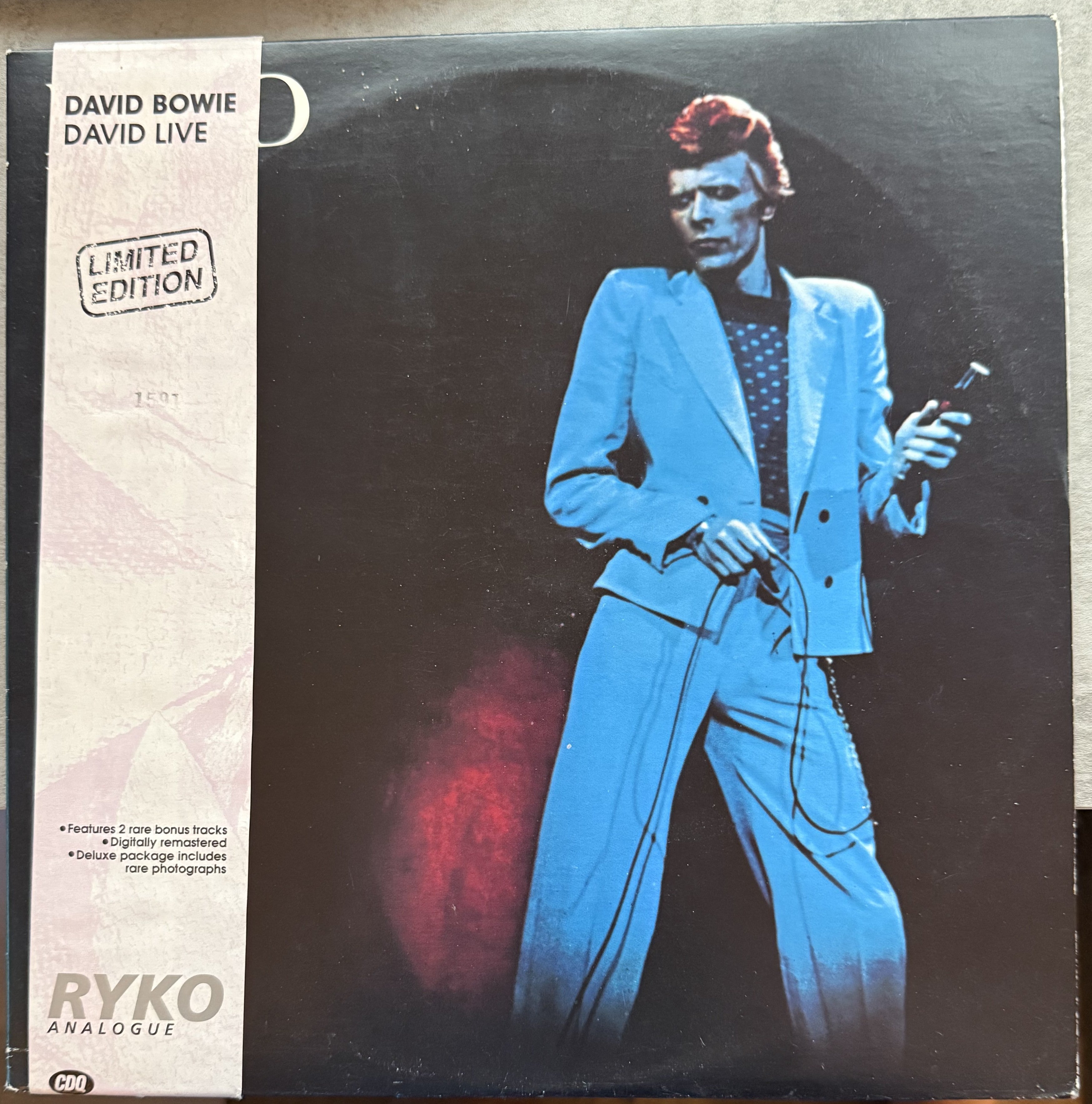 David Bowie - David Live - Ryko 1990 Ltd Numbered Edition w/ Obi - NM!