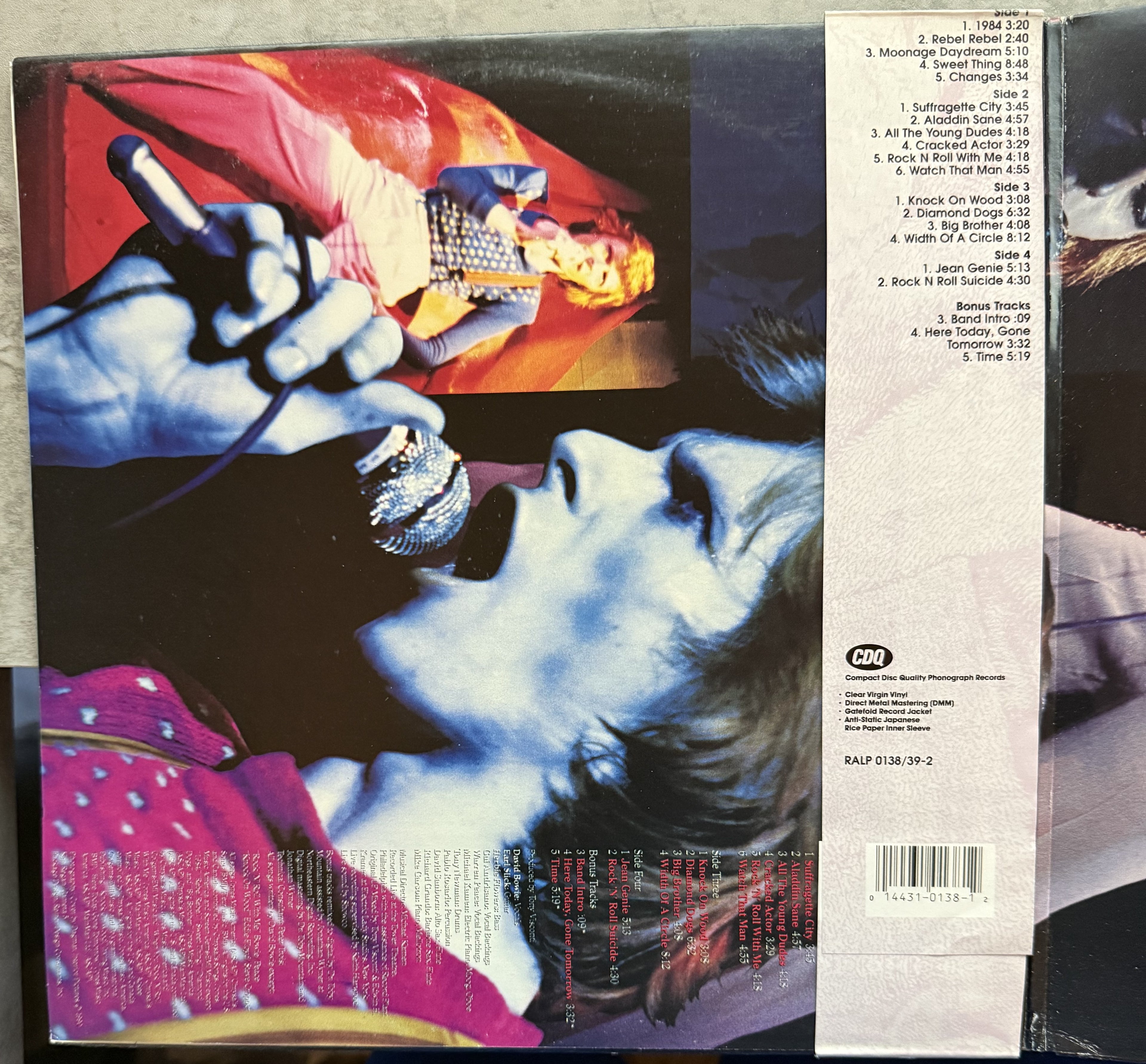 David Bowie - David Live - Ryko 1990 Ltd Numbered Edition w/ Obi - NM!