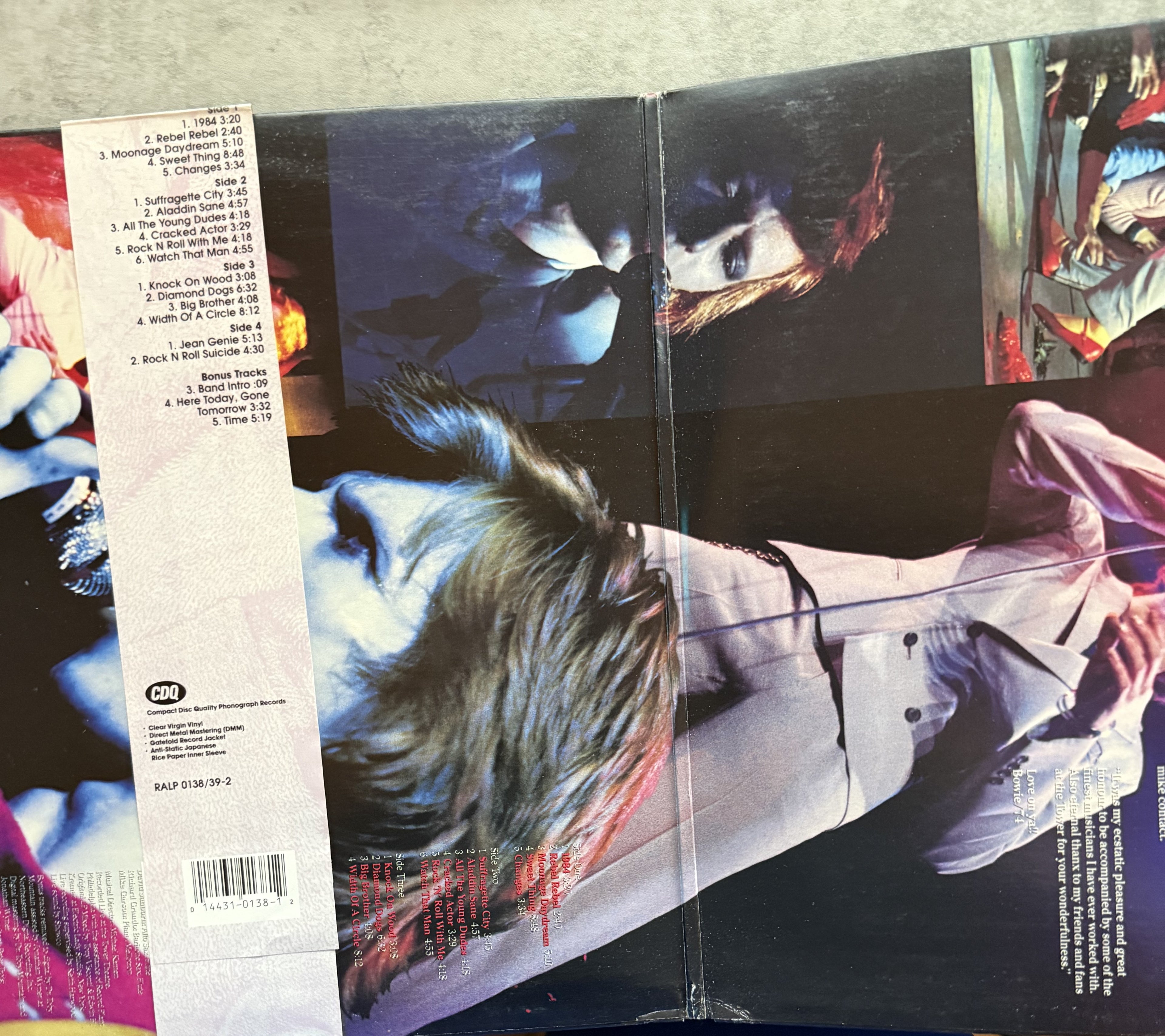 David Bowie - David Live - Ryko 1990 Ltd Numbered Edition w/ Obi - NM!