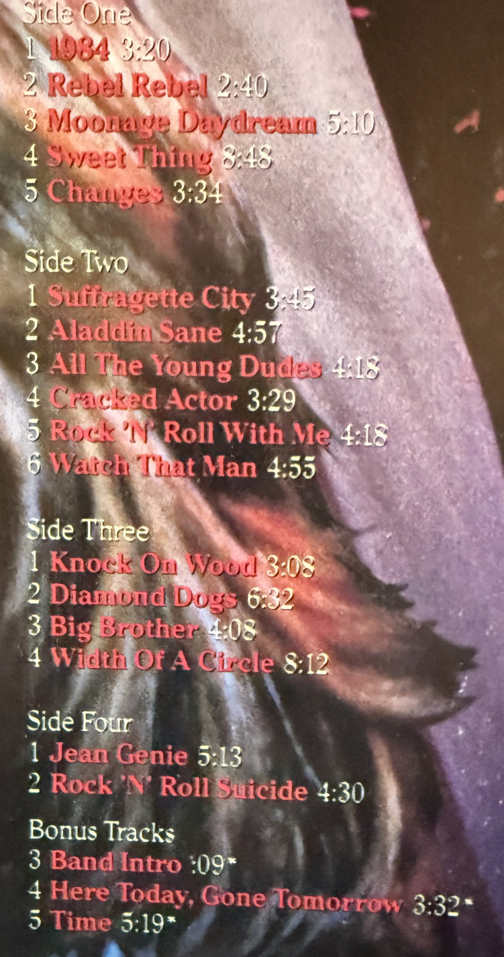 David Bowie - David Live - Ryko 1990 Ltd Numbered Edition w/ Obi - NM!