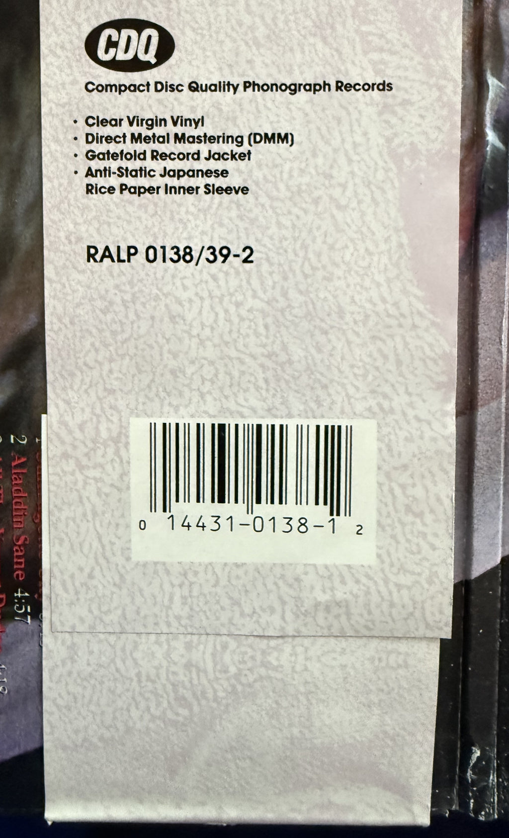 David Bowie - David Live - Ryko 1990 Ltd Numbered Edition w/ Obi - NM!