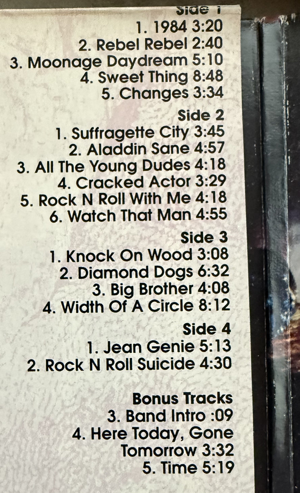 David Bowie - David Live - Ryko 1990 Ltd Numbered Edition w/ Obi - NM!