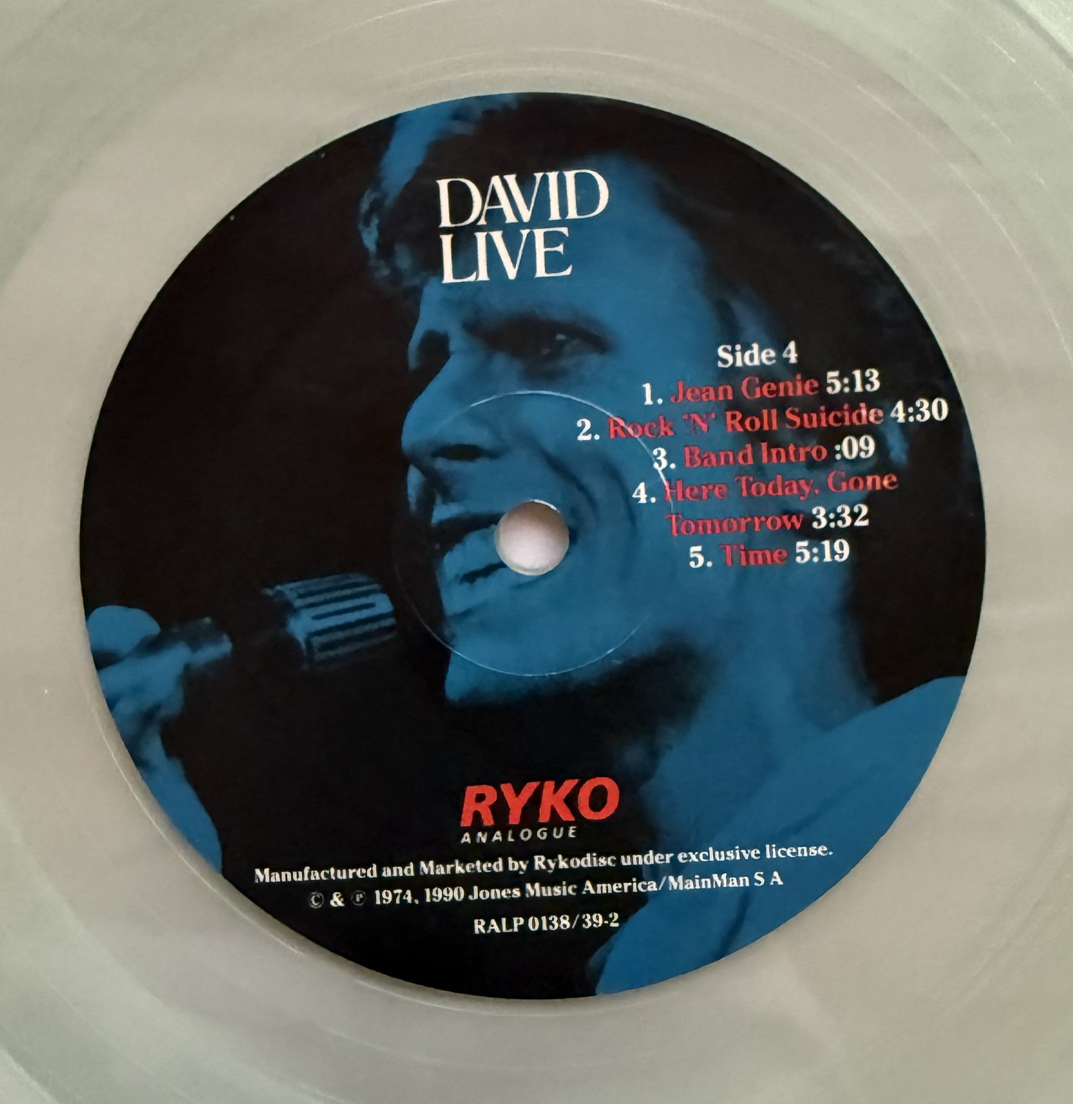 David Bowie - David Live - Ryko 1990 Ltd Numbered Edition w/ Obi - NM!