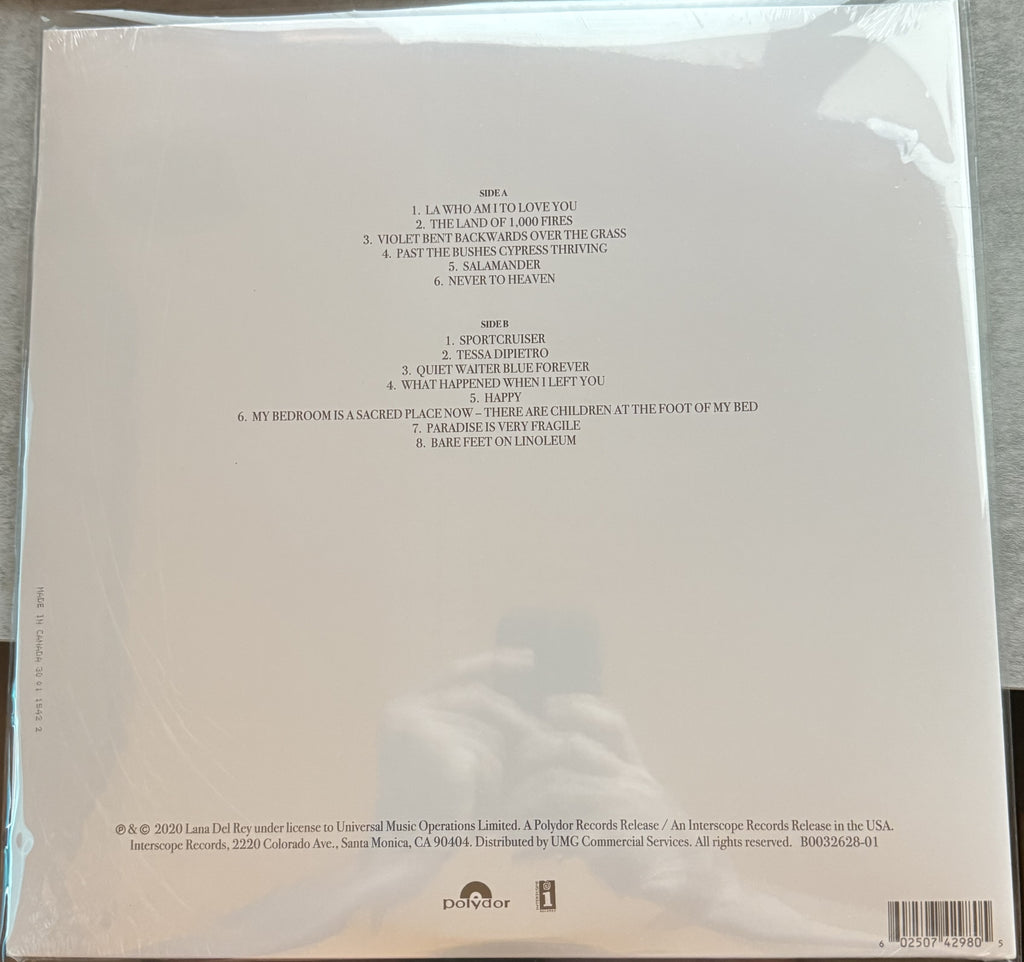 Lana Del Rey - Violet Bent Backwards Over The Grass - SEALED/MINT Vinyl