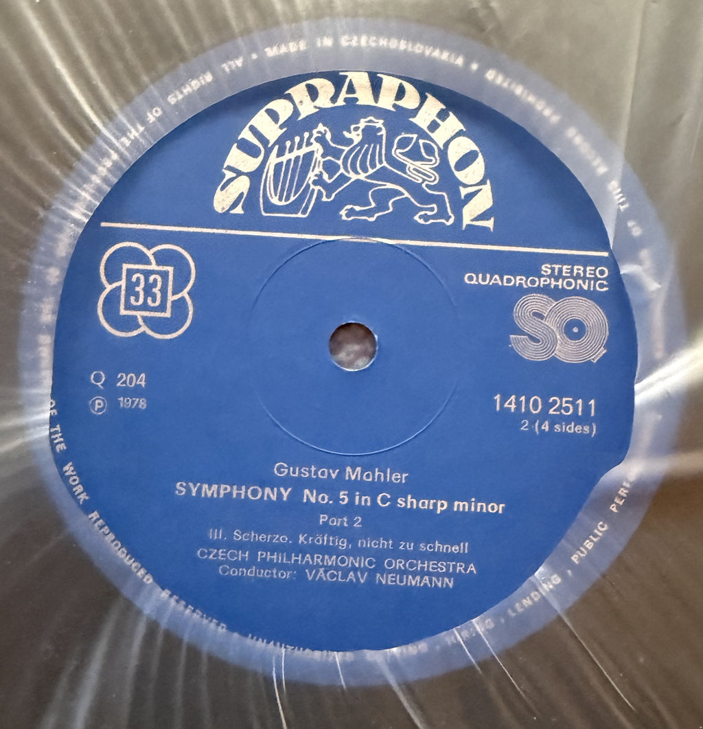 Mahler, Czech Philharmonic Orchestra, Vaclav Neumann, Karel Berman - VINYL