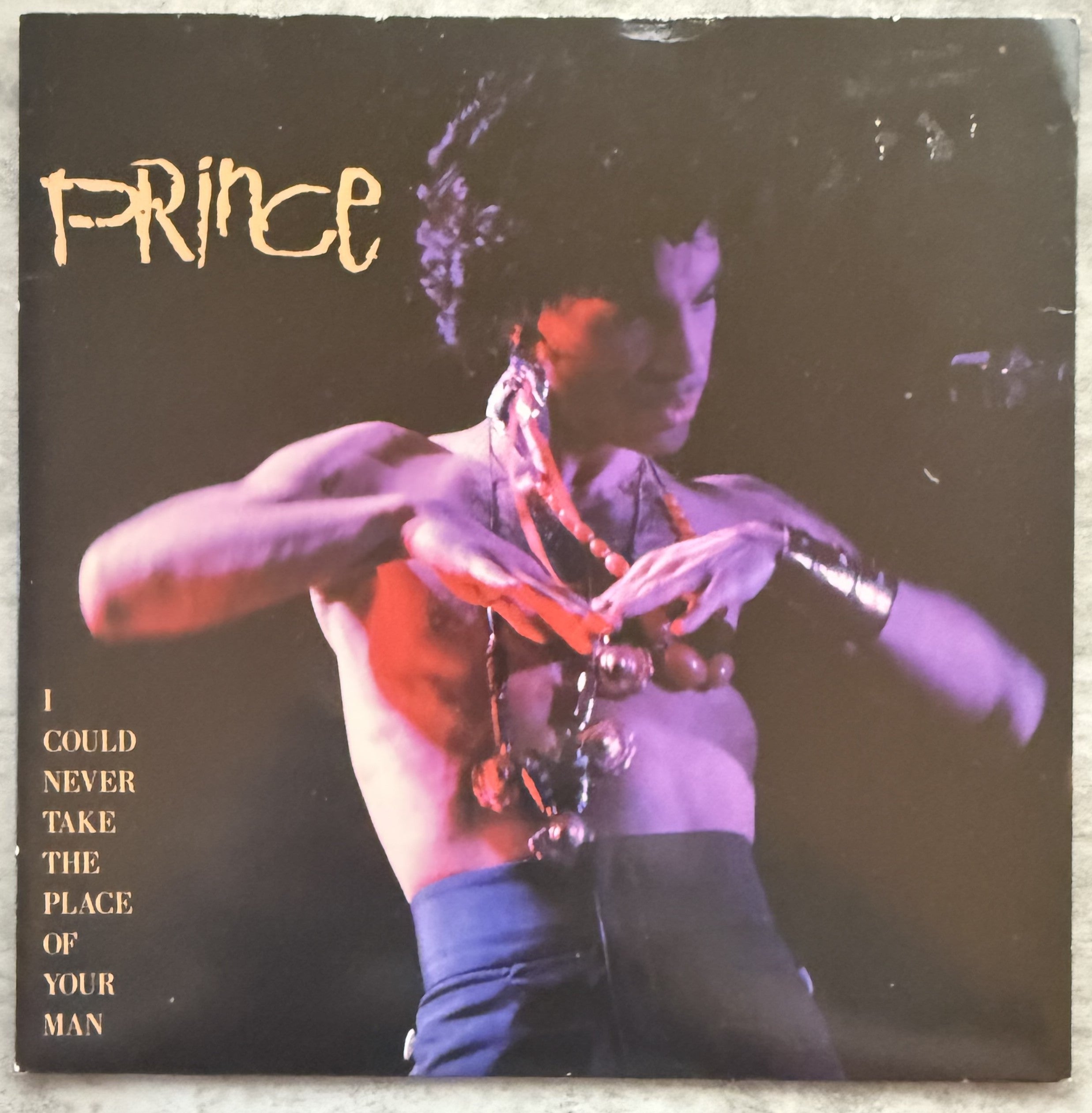 RARE! Prince - I Could Never Take the Place of Your Man -7" Vinyl, 1st Press IRELAND VG++