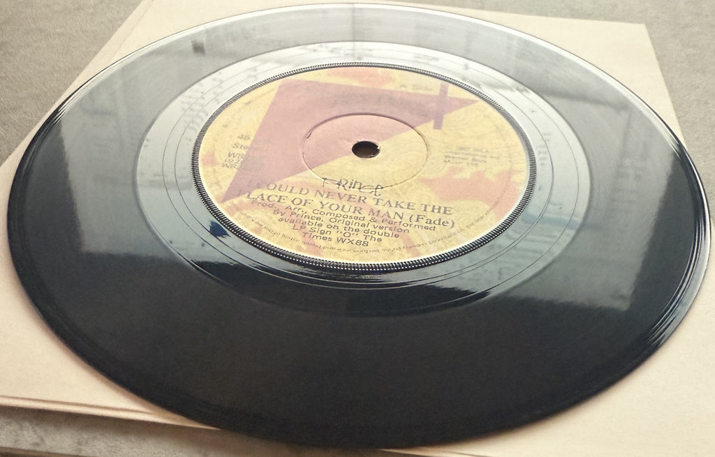 RARE! Prince - I Could Never Take the Place of Your Man -7" Vinyl, 1st Press IRELAND VG++