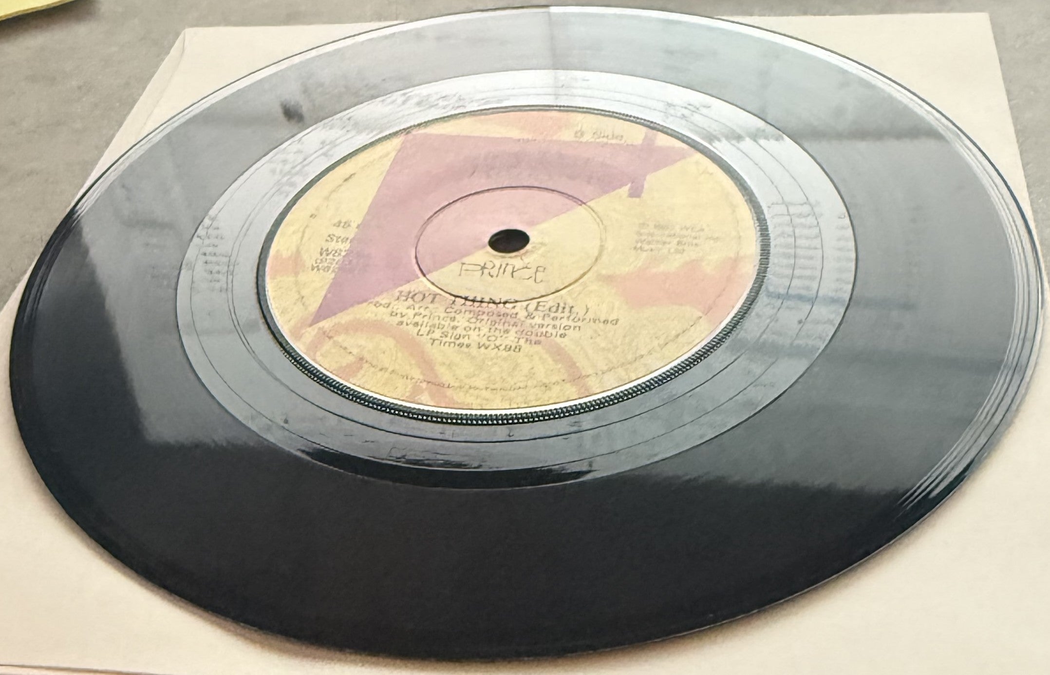 RARE! Prince - I Could Never Take the Place of Your Man -7" Vinyl, 1st Press IRELAND VG++