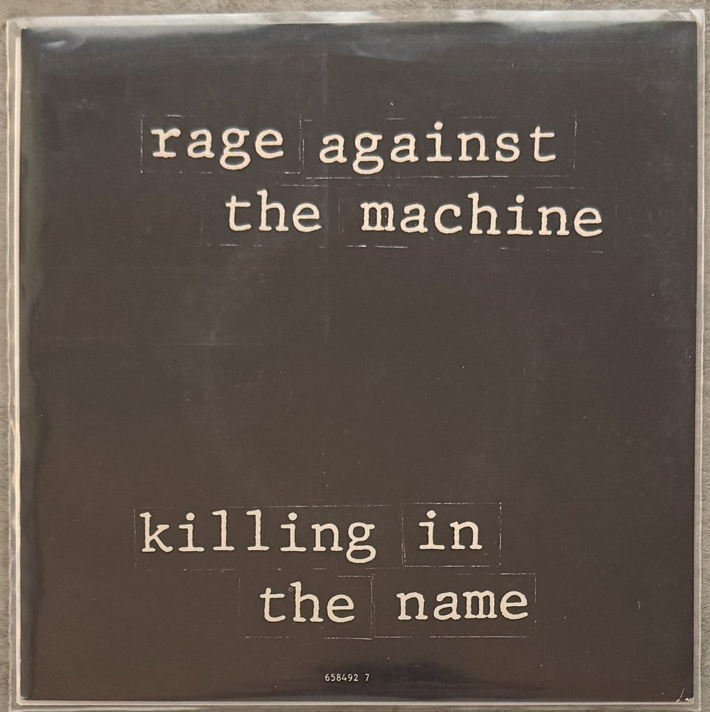 Rage Against The Machine -Killing In The Name -7" UK 1993 Marbled