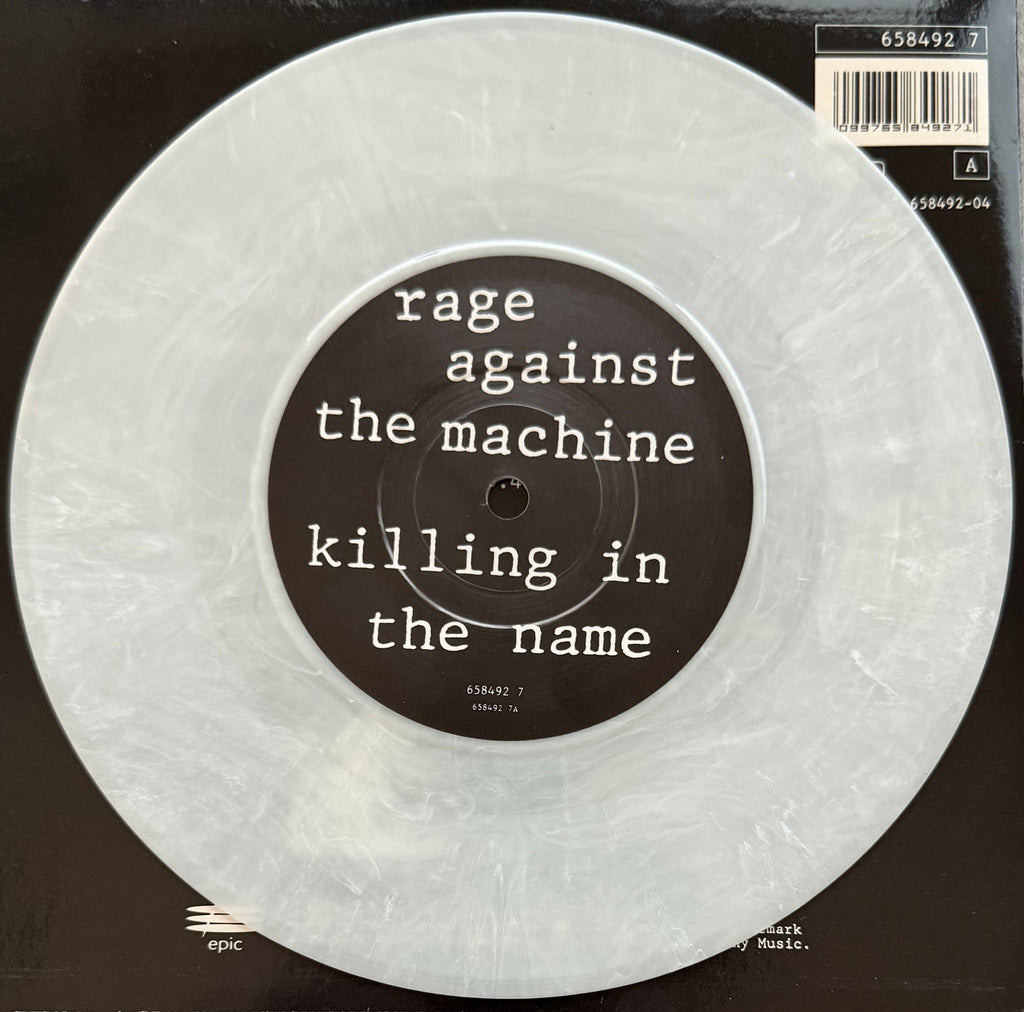 Rage Against The Machine -Killing In The Name -7" UK 1993 Marbled