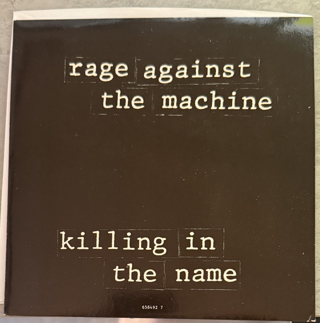 Rage Against The Machine -Killing In The Name -7" UK 1993 Marbled