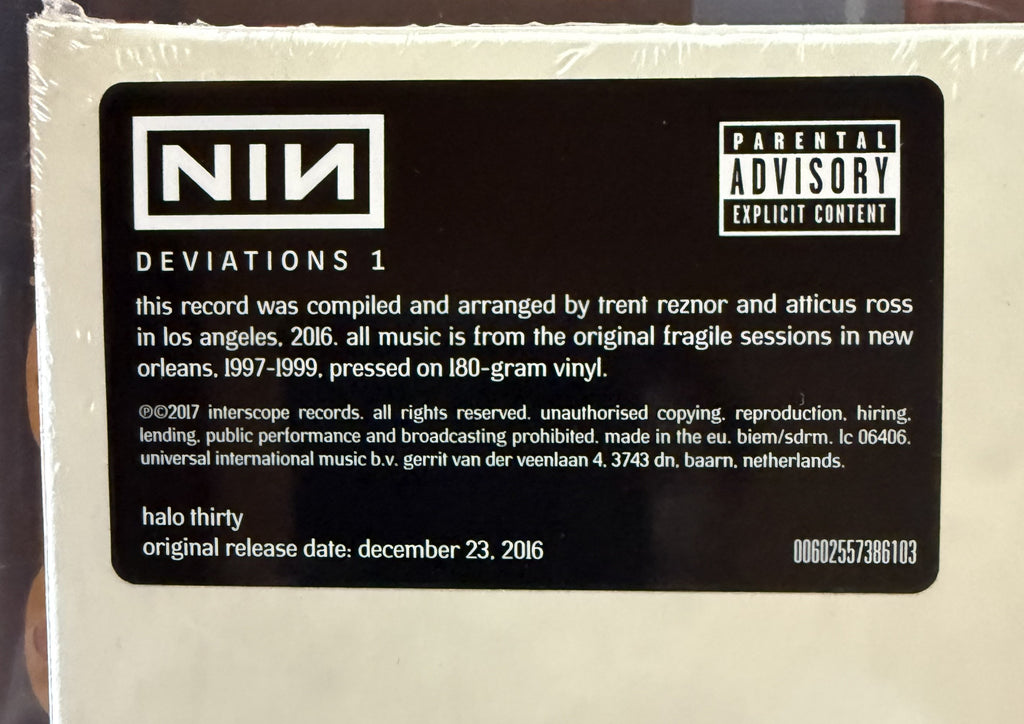 NIN - The Fragile: Deviations 1 - EU Import - SEALED/NM/FIRST PRESS