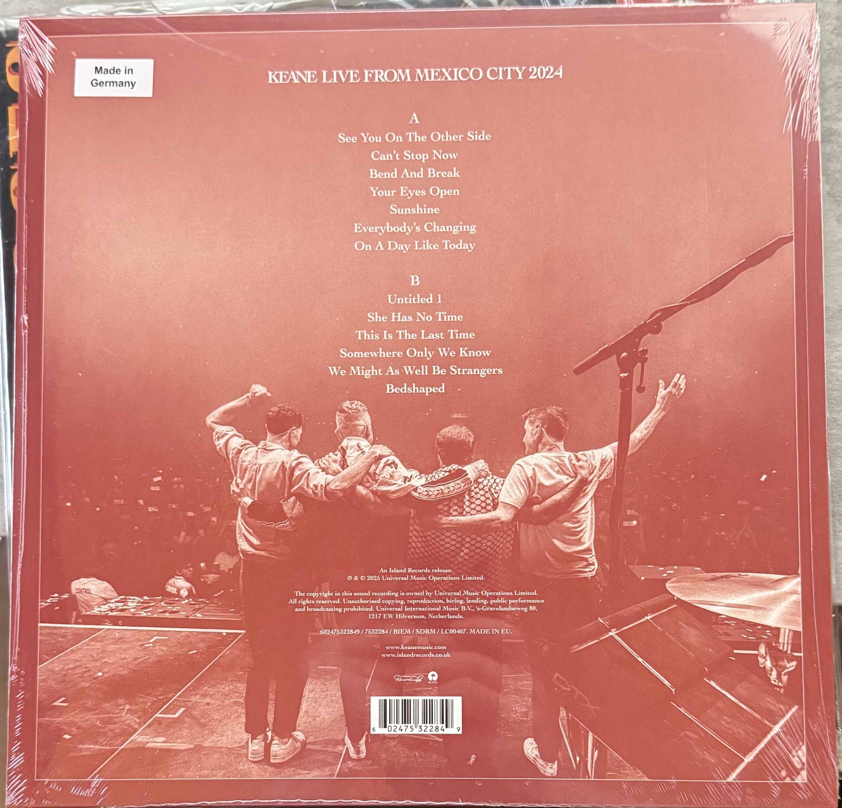 Keane - Live From Mexico City 2024 - Sealed/Mint/Ltd Edition/Import